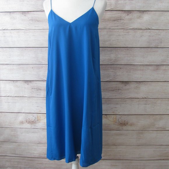 J. Crew Cobalt Blue Slip Dress - Picture 6 of 6